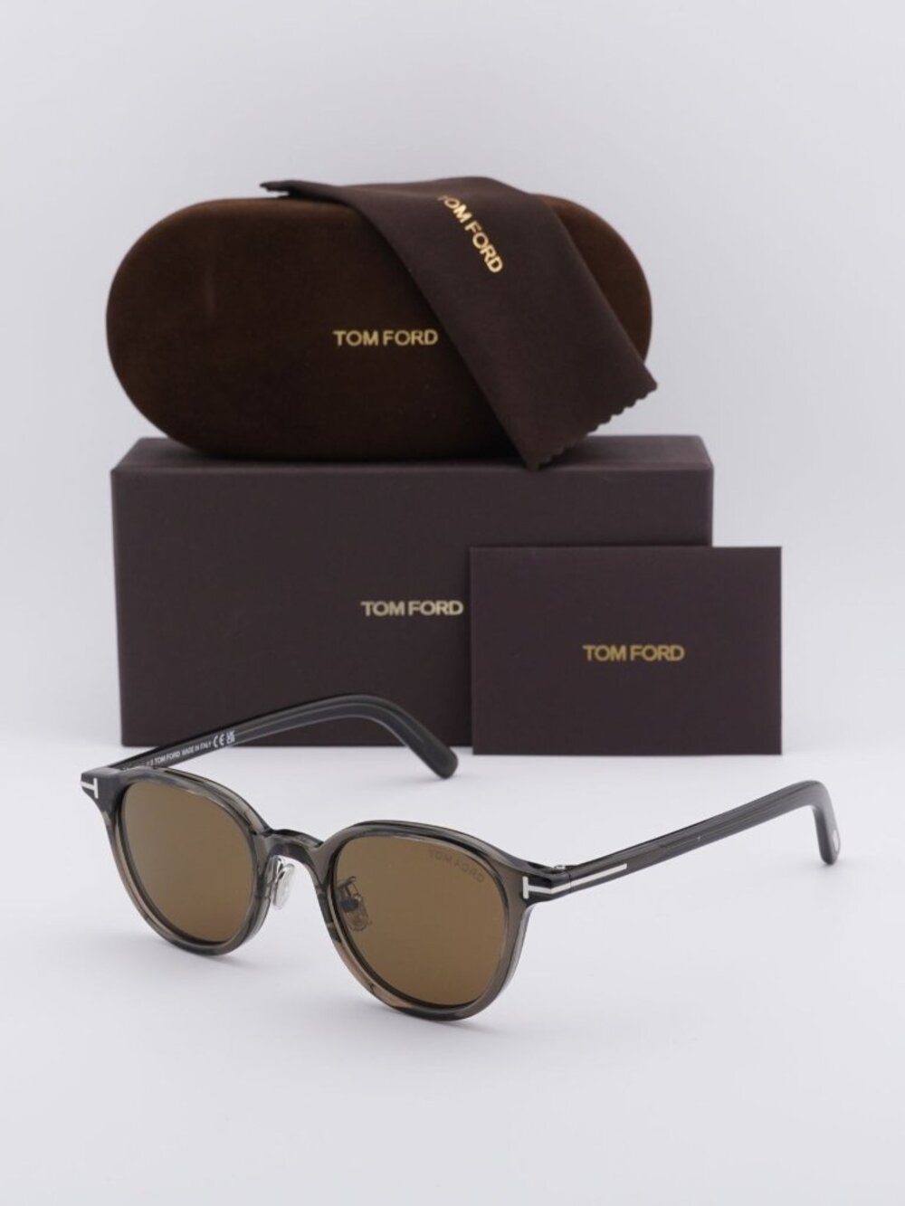 Tom Ford FT0977-D 20J Square Sunglasses - Grey / Roviex